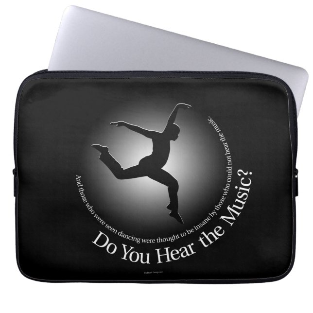 Protection Pour Ordinateur Portable Entendez-Vous La Musique ? (Devant)