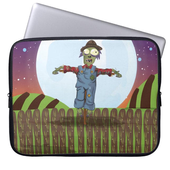 Protection Pour Ordinateur Portable Épouvantail zombie (Devant)