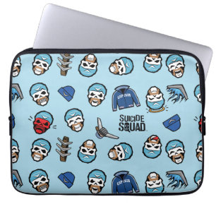 Protection Pour Ordinateur Portable Équipe de suicide Capitaine Boomerang Emoji Moti