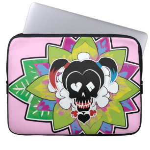 Protection Pour Ordinateur Portable Équipe de suicide Harley Quinn Crâne tatouage