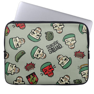 Protection Pour Ordinateur Portable Équipe de suicide Motif Emoji Drapeau Rick
