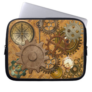 Protection Pour Ordinateur Portable Équipements Steampunk sur la conception de tôles d
