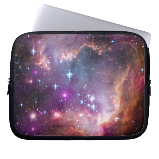 Protection Pour Ordinateur Portable Espace Extérieur Galactique Violet (Devant)