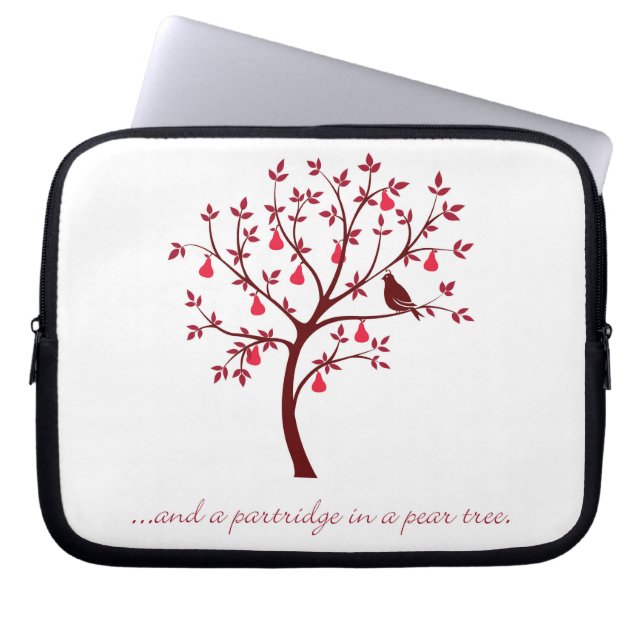 Protection Pour Ordinateur Portable Et un perdrix dans un poirier (Devant)