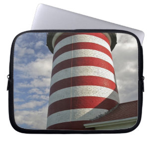 Protection Pour Ordinateur Portable États-Unis, Maine, Lubec. Phare de West Quoddy Hea