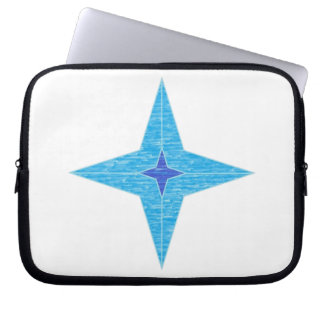 Protection Pour Ordinateur Portable Étoile bleue