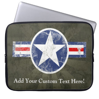 Protection Pour Ordinateur Portable Étoile vintage patriotique des Etats-Unis de