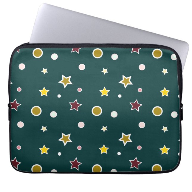 Protection Pour Ordinateur Portable Étoiles Magiques (Devant)
