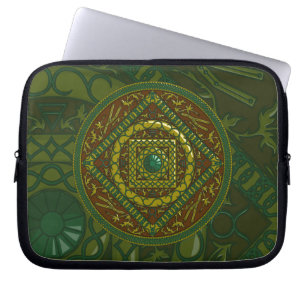 Protection Pour Ordinateur Portable Étui pour ordinateur portable Mandala Taureau