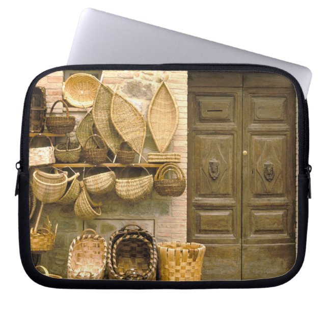 Protection Pour Ordinateur Portable Europe, Italie, Toscane, Montalcino.Panier (Devant)