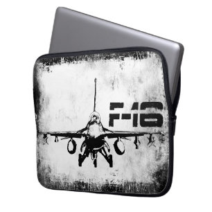 Protection Pour Ordinateur Portable F-16 Lutte contre le faucon Neoprène Portable Slee
