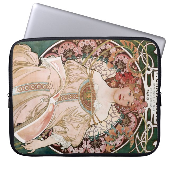 Protection Pour Ordinateur Portable F. Champenois Imprimeur-Editeur d'Alphonse Mucha (Devant)