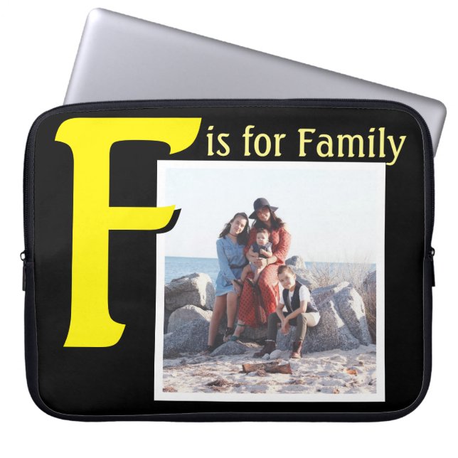 Protection Pour Ordinateur Portable F pour la famille (Devant)