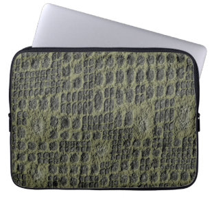 Protection Pour Ordinateur Portable Faux Snake Skin