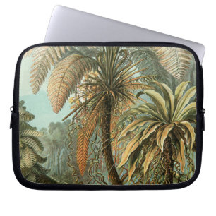 Protection Pour Ordinateur Portable Ferns Palm Tree Antiquité Botanique Ferns Art