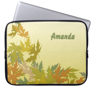 Protection Pour Ordinateur Portable Feuilles d'automne en chute colorée