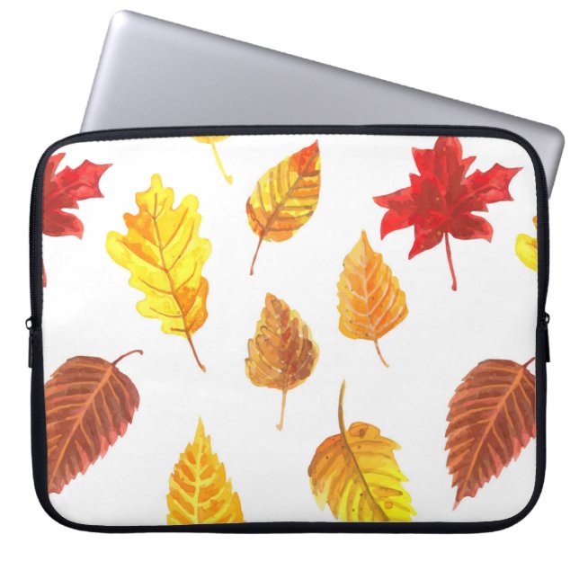 Protection Pour Ordinateur Portable Feuilles d'automne motif (Devant)