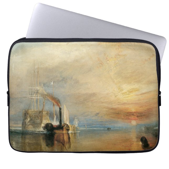 Protection Pour Ordinateur Portable Fighting Temeraire by Joseph Turner, Maritime Art (Devant)