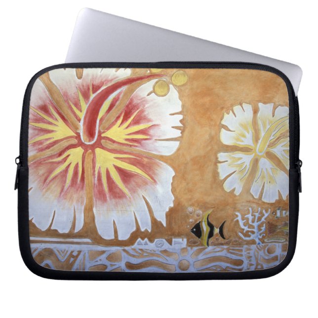 Protection Pour Ordinateur Portable Fiji, art mural. (Devant)