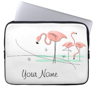 Protection Pour Ordinateur Portable Flamant rose Ocean Trio 3 Nom Manche portable