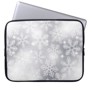 Protection Pour Ordinateur Portable Flammes de neige et lumières