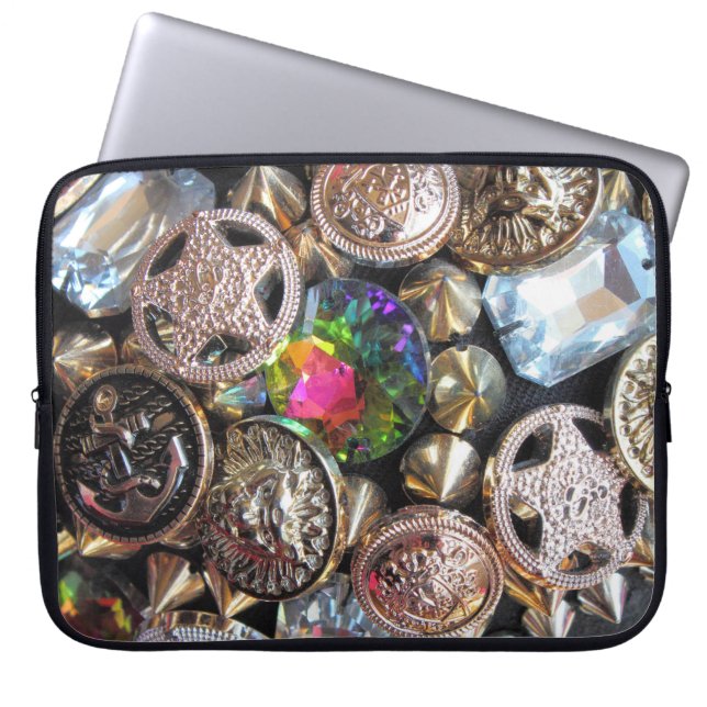Protection Pour Ordinateur Portable Flea Market Bling (Devant)