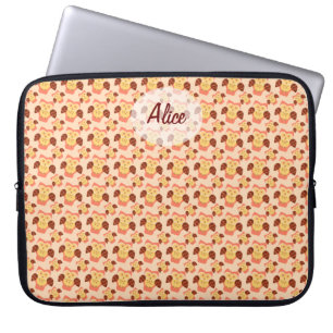 Protection Pour Ordinateur Portable Fleur de hibou