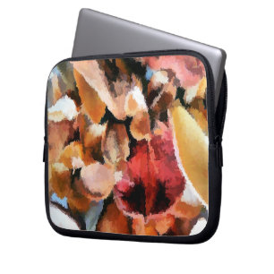 PROTECTION POUR ORDINATEUR PORTABLE FLEURS
