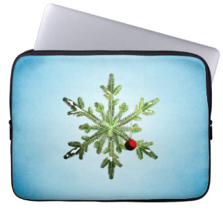 Protection Pour Ordinateur Portable Flocon de neige de Noël - Vacances d'hiver stylées
