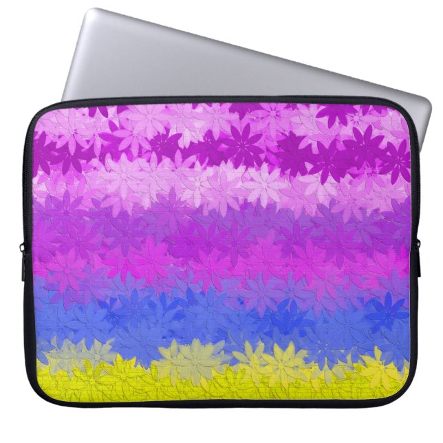 Protection Pour Ordinateur Portable floral (Devant)