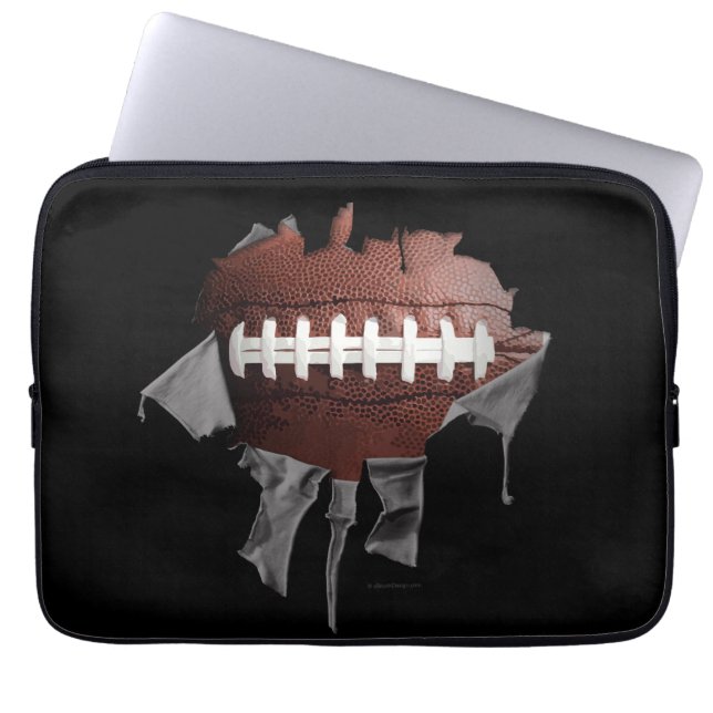 Protection Pour Ordinateur Portable Football déchiré (Devant)