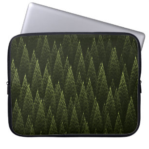 Protection Pour Ordinateur Portable Forêt de conifères fractale