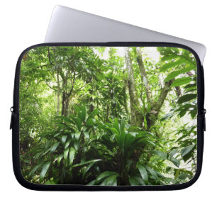 Protection Pour Ordinateur Portable Forêt de pluie dominicaine I Nature verte tropical