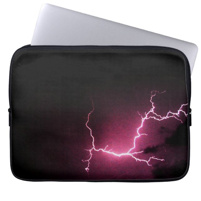 Protection Pour Ordinateur Portable Foudre dans l'obscurité (Devant)
