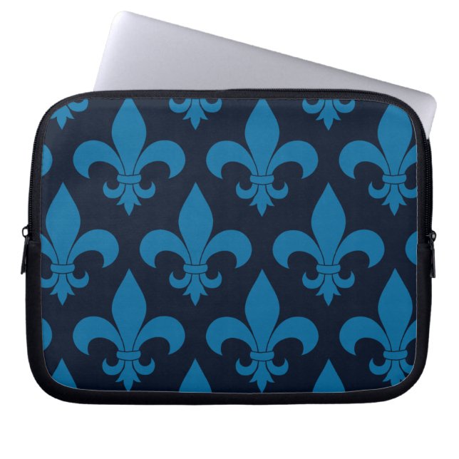 Protection Pour Ordinateur Portable French fleur de lis pattern Parisian (Devant)