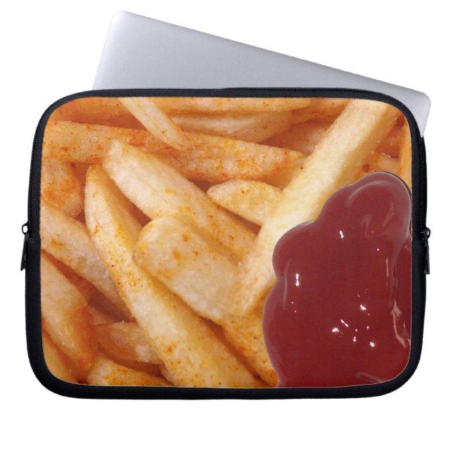 Protection Pour Ordinateur Portable French Fries and Ketchup (Devant)