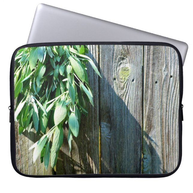 Protection Pour Ordinateur Portable Fresh-cut Sage Barn-wood (Devant)