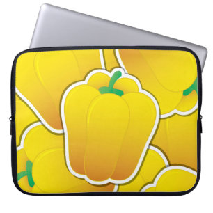 Protection Pour Ordinateur Portable Funy yellow pepper
