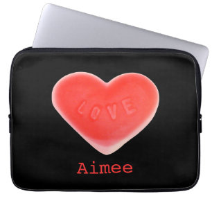 Protection Pour Ordinateur Portable Gaine d'ordinateur portable Sweet Heart Black 'Nam