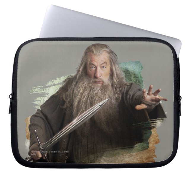 Protection Pour Ordinateur Portable Gandalf avec épée (Devant)