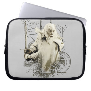 Protection Pour Ordinateur Portable GANDALF™ with Sword Vector Collage