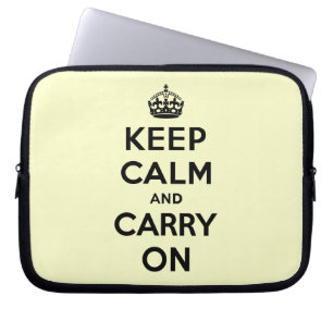Protection Pour Ordinateur Portable Gardez le calme et continuez