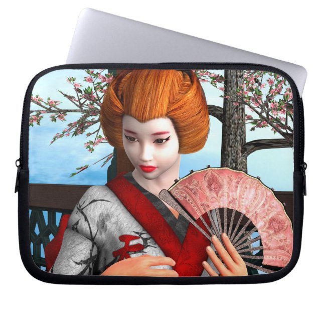 Protection Pour Ordinateur Portable Geisha (Devant)