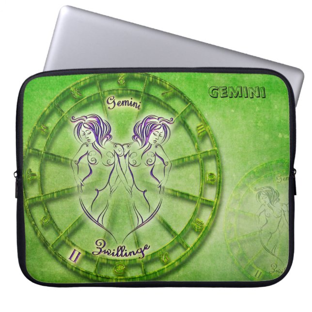 Protection Pour Ordinateur Portable Gemini Zodiac (Devant)