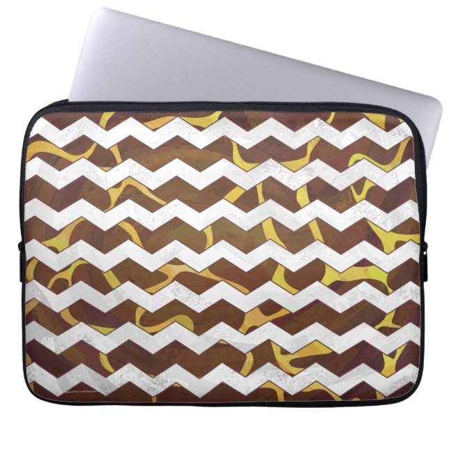 Protection Pour Ordinateur Portable Giraffe Brown et jaune (Devant)