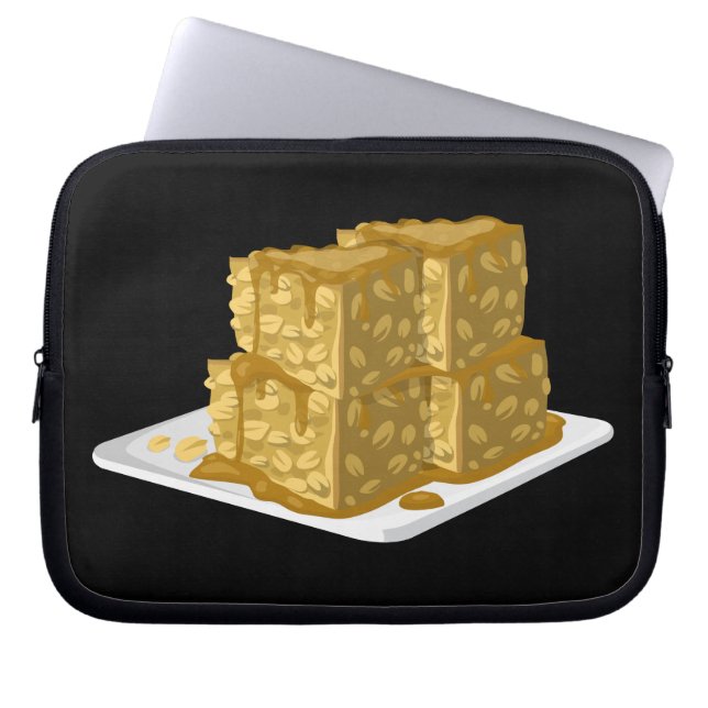 Protection Pour Ordinateur Portable Glitch Food avoine gâteau (Devant)