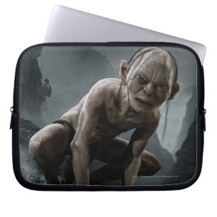 Protection Pour Ordinateur Portable Gollum sur une roche