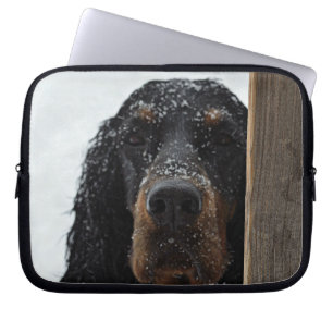 Protection Pour Ordinateur Portable Gordon Setter dans le manche d'ordinateur portable