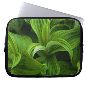Protection Pour Ordinateur Portable Gouttes de rosée sur un Helabore faux