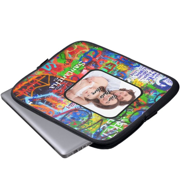 Protection Pour Ordinateur Portable Graffiti personnalisé (Devant bas)